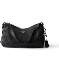 Prada - Aimèe Large Leather Shoulder Bag - Lyst