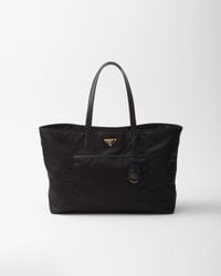 Prada - Re-edition 1978 Large Re-nylon And Saffiano Leather Tote Bag - Lyst