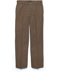 Prada - Technical Canvas Pants - Lyst
