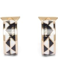 Prada - Enameled Metal Earrings - Lyst