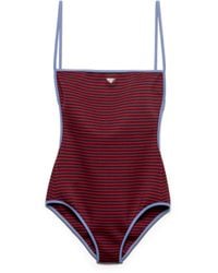 Prada - Einteiliger Badeanzug Aus Interlock-Jersey, Damen, Größe - Lyst
