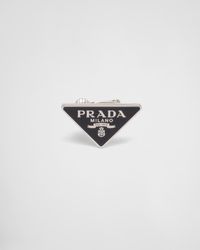 Prada - Symbole Clip Left Earring - Lyst