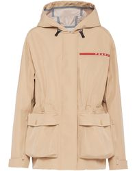 Prada - Technical Fabric Rain Jacket - Lyst