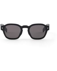 Prada - Sunglasses With The Iconic Metal Plaque - Lyst