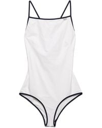 Prada - One-Piece Jersey Swimsuit - Lyst
