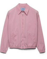 Prada - Old Gabardine Blouson Jacket - Lyst