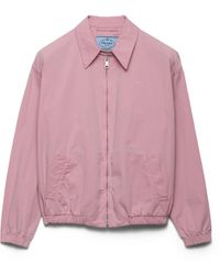 Prada - Old Gabardine Blouson Jacket - Lyst