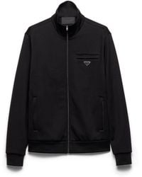 Prada - Cotton-Blend Technical Jacket - Lyst