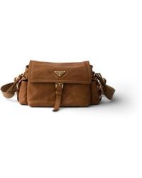 Prada - Explore Medium Nappa Leather Shoulder Bag With Flap - Lyst