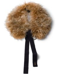 Prada - Shearling Collar - Lyst