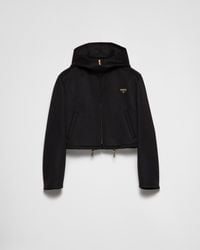 Prada - Lightweight Cashgora Blouson Jacket - Lyst