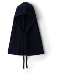 Prada - Wool And Cashmere Knit Hood - Lyst