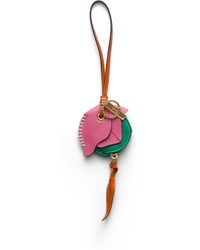 Prada - Leather Key Ring Pendant With Coin Purse - Lyst