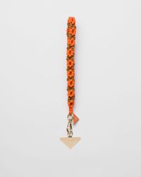 Prada - Crochet Smartphone Wristlet - Lyst