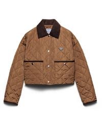 Prada - Light Re-Nylon Cropped Jacket - Lyst