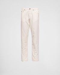 Prada - Five-Pocket Chambray Jeans - Lyst