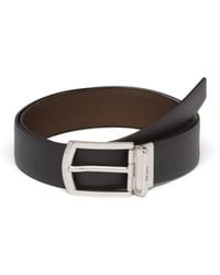 Prada - Reversible Saffiano Leather Belt - Lyst