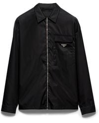 Prada - Camisa De Re-Nylon, Hombre, Talla - Lyst