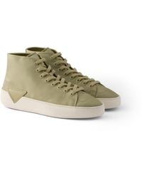 Prada - High-Top Re-Nylon Sneakers, Size 7 - Lyst