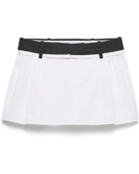 Prada - Poplin And Rush Stitch Miniskirt - Lyst
