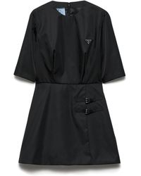Prada - Minivestido De Re-Nylon - Lyst