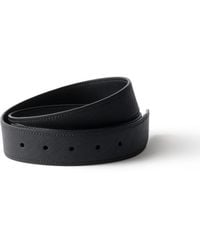 Prada - Saffiano Leather Belt Strap - Lyst