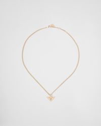 Prada - Eternal Pendant Necklace - Lyst