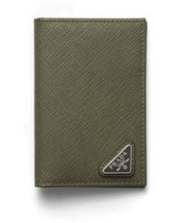 Prada - Kartenetui Aus Leder, Herren - Lyst