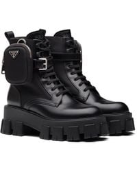 Prada - Botines Monolith - Lyst