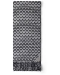 Prada - Symbole Double Wool And Cashmere Scarf - Lyst