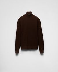 Prada - Re-Nylon Turtleneck Sweater - Lyst