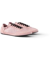 Prada - Zapatillas Collapse De Re-Nylon Y Ante - Lyst