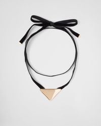 Prada - Choker Con Pendente Medium Eternal - Lyst