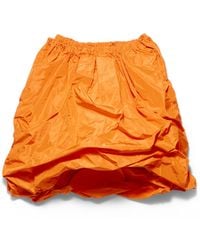 Prada - Technical Taffeta Skirt - Lyst