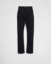 Prada - Stretch Denim Five-pocket Jeans - Lyst