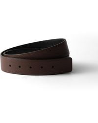 Prada - Correa De Cinturón De Piel, Hombre, Talla - Lyst