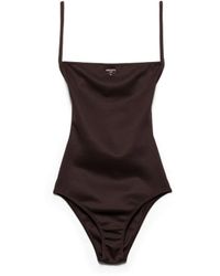 Prada - Interlock Knit One-Piece Swimsuit - Lyst
