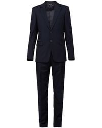 Prada - Single Breasted Wool And Mohair Suit - Lyst