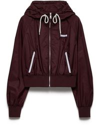Prada - Zip-Up Jacket - Lyst