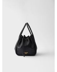 Prada - Darling Leather Mini Bucket Bag - Lyst