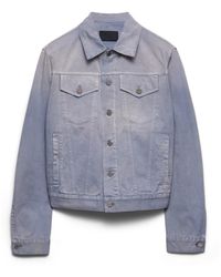 Prada - Gabardine Blouson Jacket - Lyst