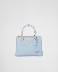 Prada - Small Leather Galleria Saffiano Top-handle Bag - Lyst