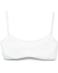 Prada - Stretch Jersey Bikini Top - Lyst