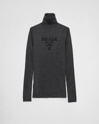 Prada - Pull À Col Roulé - Lyst