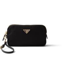 Prada - Pouch De Re-Nylon Y Piel Saffiano Re-Edition 1978, Mujer - Lyst