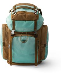 Prada - Large Re-Nylon And Saffiano Leather Backpack - Lyst