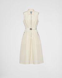 Prada - Faille Midi-dress - Lyst