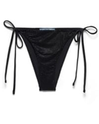 Prada - Jersey Bikini Bottom With Rhinestones - Lyst