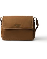Prada - Traveller Large Padded Re-Nylon Shoulder Bag - Lyst