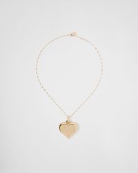 Prada - Eternal Gold Pendant Necklace In Yellow Gold - Lyst